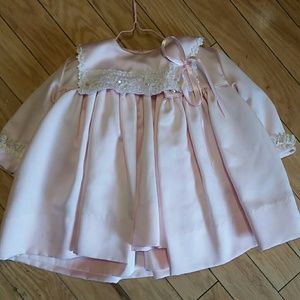 Gorgeous Pink Easter Dress and Coat Set